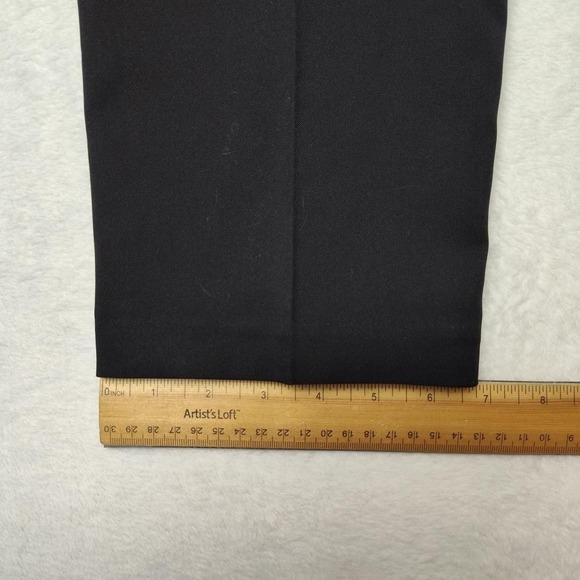 Haggar Premium Comfort Dress Pants Mens 33x32 Black Slim Stretch Wrinkle Free - Picture 12 of 12